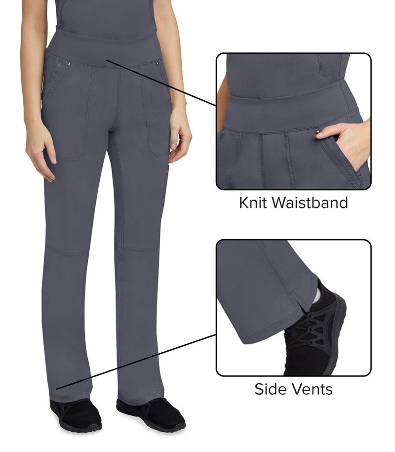 Healing Hands Women's Scrub Pant Tori Cargo Bottoms with 5 Pockets and 2-Way Stretch Fabric 9133, S, Pewter - Image 3